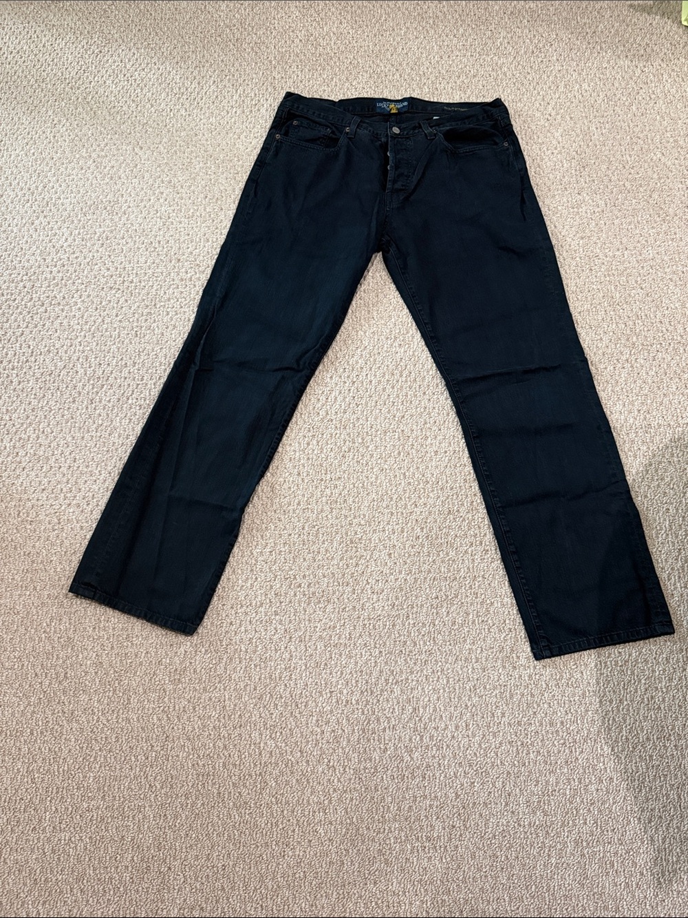 Lucky Brand Men's Black Straight Jeans